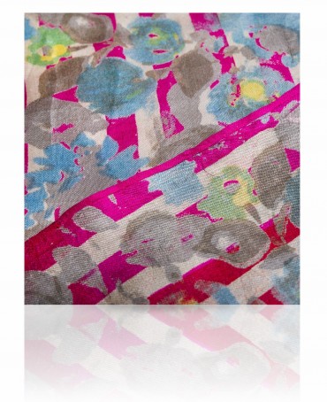 Палантин Женский SN-LAVEND.STRIPE/MARON